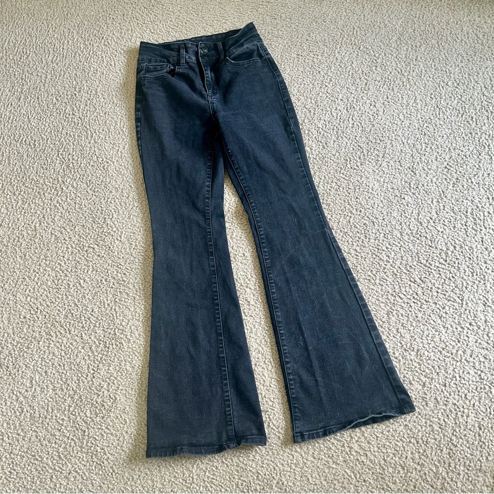 Classic Black Flare Jeans Stretch Womens size 5